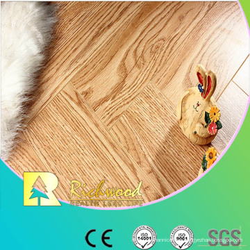 Commercial 8.3mm Embossed Hickory Waxed Edged Laminated Floor